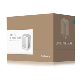 کیس دیپ کول سفید Case DeepCool CH170 Digital WH  - 9