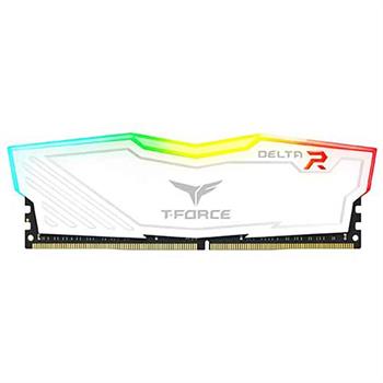 رم دسکتاپ DDR4 دو کاناله 3000 مگاهرتز CL15 تیم گروپ مدل T-Force Delta RGB ظرفیت 16 گیگابایت