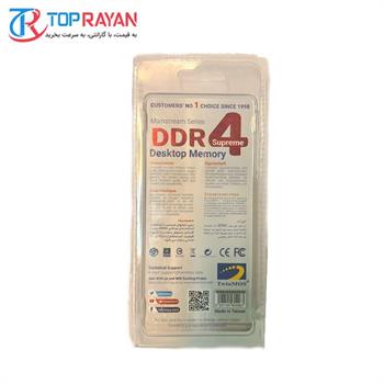 رم دسکتاپ DDR4 تک کاناله 2666 مگاهرتز CL19 تواینموس مدل 4DCS3JMPE ظرفیت 4 گیگابایت - 4