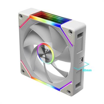 فن کیس کامپیوتر گیم دیاس مدل AEOLUS P2-1201 WH - 4