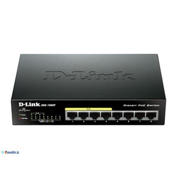 سوئیچ 8 پورت گیگابیت 4 پورت PoE دی لینک DGS-1008P - 6
