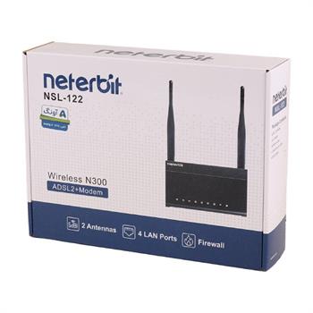 مودم بی‌ سیم +ADSL2/2 نتربیت مدل NSL-122 - 8