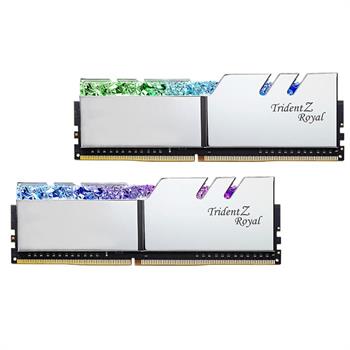 رم کامپیوتر RAM جی اسکیل دو کاناله مدل Trident Z Royal RS DDR4 4266MHz CL17 Dual ظرفیت 32 گیگابایت