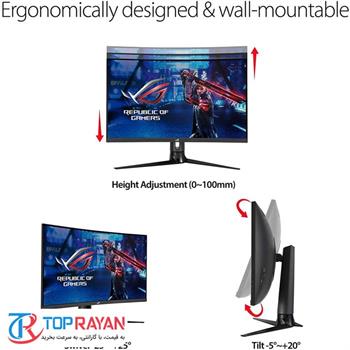 مانیتور 32 اینچ ایسوس مدل XG32VC (170هرتز) - 4