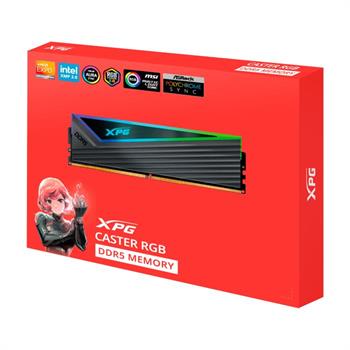 رم کامپیوتر DDR5 دو کاناله 6400 مگاهرتز CL32 ای دیتا Caster RGB DDR5 ظرفیت 32 گیگابایت - 6