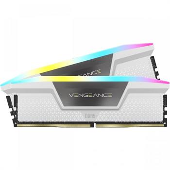 رم کورسیر VENGEANCE RGB White 32GB 16GBx2 5600MHz CL36 DDR5 - 5