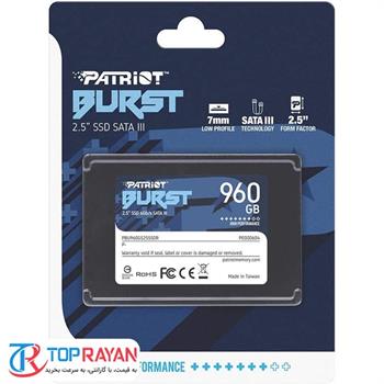 حافظه SSD اینترنال پاتریوت مدل Burst ظرفیت 960 گیگابایت - 4