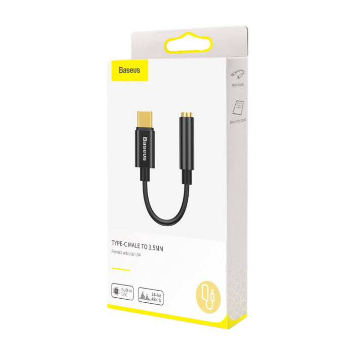 تبدیل باسئوس مدل L54 Type-C to 3.5mm - 2
