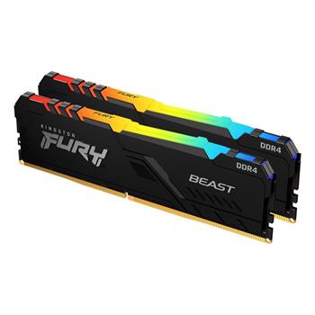 رم دوکاناله کینگستون HyperX FURY Beast RGB DDR4 32GB 3200MHz - 3