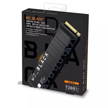 حافظه SSD وسترن دیجیتال مدل  BLACK SN850X NVME Gen4 ظرفیت 2 ترابایت با هیت سینک - 4