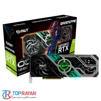 کارت گرافیک پلیت GeForce RTX 3080 GamingPro 10G LHR - 2