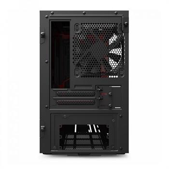 کیس ان زد ایکس تی NZXT H210 Matte Black/Red - 5