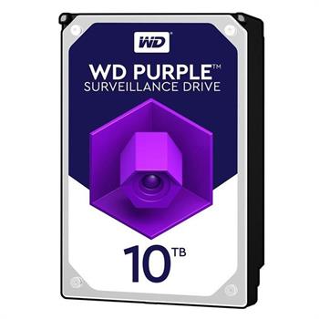 هارد دیسک اینترنال وسترن دیجیتال سری Purple WD101PURX با ظرفیت 10 ترابايت