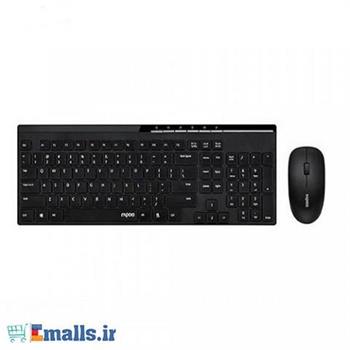 کیبورد و ماوس بی‌سیم رپو مدل X8100 - 4
