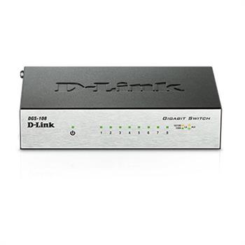 سوئیچ 8 پورت گیگ دی-لینک DGS-108 - 8