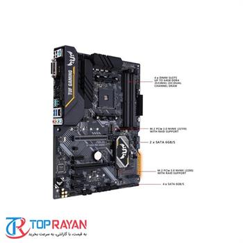 مادربرد ایسوس مدل TUF B450-PRO GAMING سوکت AM4 - 3