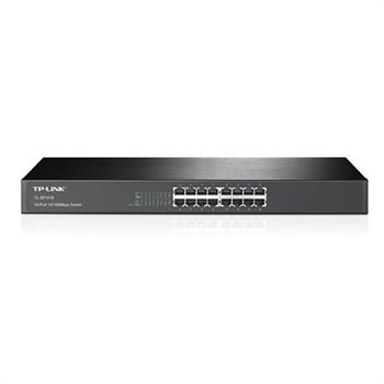 سوییچ 16 پورت مگابیتی و رکمونت تی پی-لینک مدل TL-SF1016 - 2