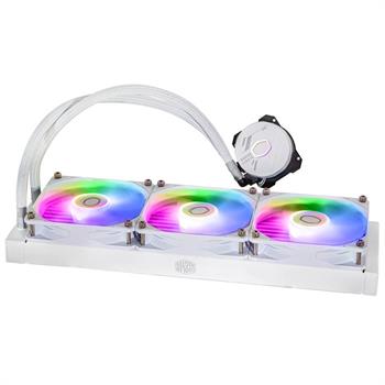 فن پردازنده مایع کولر مستر سفید FAN 360L CORE ARGB WHITE - 3