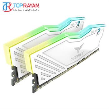 رم دسکتاپ DDR4 دو کاناله 3200 مگاهرتز CL15 تیم گروپ مدل T-Force Delta RGB ظرفیت 32 گیگابایت - 4
