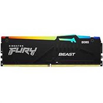 رم کینگستون آر جی بی مدل FURY Beast با ظرفیت 16گیگابایت فرکانس 5600 مگاهرتز تک کاناله