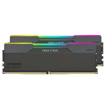 رم کامپیوتر DDR5 دو کاناله 6000 مگاهرتز CL30 کلو Cras V RGB ظرفیت 32 گیگابایت