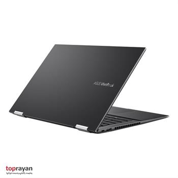 لپ تاپ  ایسوس 14 اینچی مدل Vivobook Flip 14 TP470EZ  پردازنده Core i5 1135G7 رم 8GB حافظه 512GB SSD گرافیک (IRIS X) صفحه نمایش لمسی FHD - 3