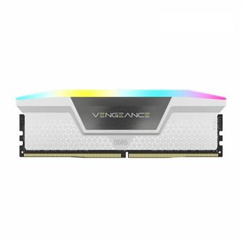رم کورسیر VENGEANCE RGB White 32GB 16GBx2 5200MHz CL40 DDR5 - 3