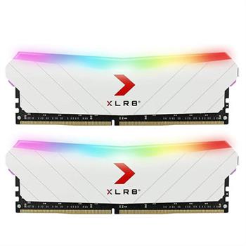 رم سفید پی‌ ان‌ وای 16 گیگابایت PNY XLR8 RGB white 3200MHz D4