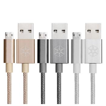 کابل تبدیل USB به Micro USB سیلوراستون مدل CPU01S طول 0.5 متر - 3