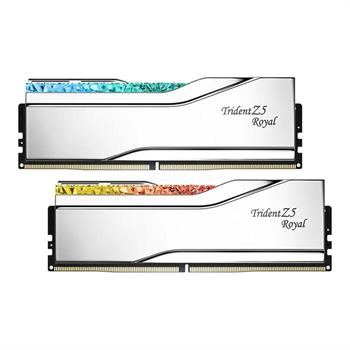 رم کامپیوتر DDR5 دو کاناله 7200 مگاهرتز CL34 جی اسکیل Trident Z5 Royal Silver RGB ظرفیت 32 گیگابایت - 2