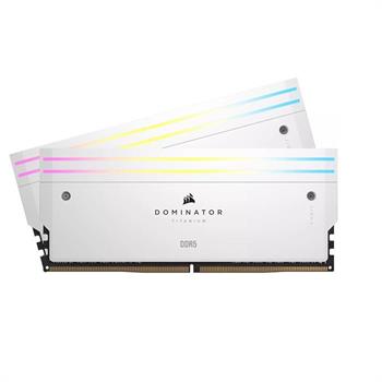 رم کورسیر سفید مدل Dominator Titanium 32GB Dual 6600MHz CL32 - 3