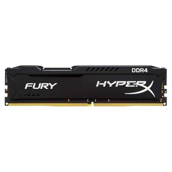 رم دسکتاپ DDR4 تک کاناله 2666 مگاهرتز  کینگستون مدل HyperX Fury Black ظرفیت 16 گیگابایت