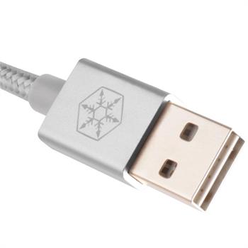 کابل تبدیل USB به USB-C سیلوراستون مدل CPU04S طول 0.5 متر - 5