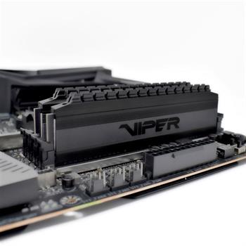 رم کامپیوتر DDR4 دو کاناله 4133 مگاهرتز CL18 پاتریوت مدل Patriot Viper Blackout ظرفیت 16 گیگابایت - 7