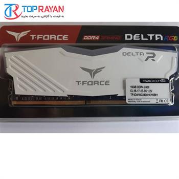 رم دسکتاپ DDR4 تک کاناله 2400 مگاهرتز CL15 تیم گروپ مدل T-Force Delta RGB ظرفیت 16 گیگابایت - 4