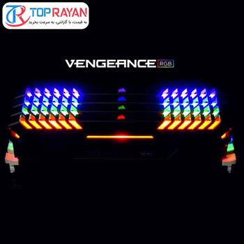 رم دسکتاپ DDR4 دو کاناله 3000 مگاهرتز CL15 کورسیر مدل VENGEANCE RGB ظرفیت 16 گیگابایت - 2