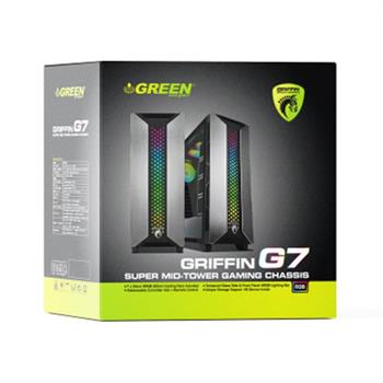 کیس گیمینگ گرین مدل GRIFFIN G7 - 6