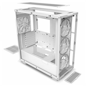 کیس ان زد ایکس تی NZXT H7 Elite Matte White - 4