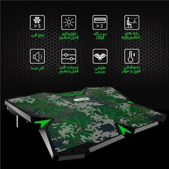 پایه خنک کننده لپ تاپ کول کلد مدل K25s - 13