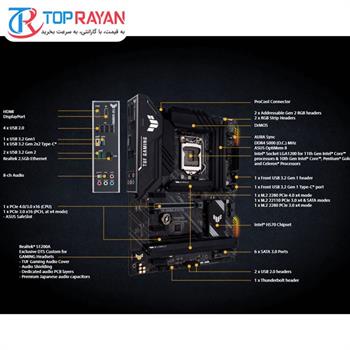 مادربرد ایسوس TUF GAMING H570-PRO - 9