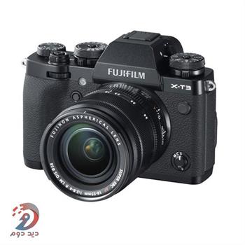 کیت دوربین بدون آینه فوجی فیلم FUJIFILM X-T3 Mirrorless Digital Camera with 18-55mm Lens (Black) - 3