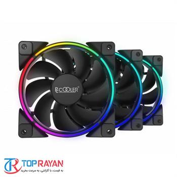 کیت 3تایی فن کامپیوتر پی سی کولر مدل PCcooler Corona 3-in-1 - 3