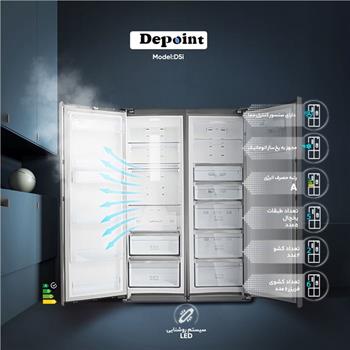 یخچال و فریزر دوقلو 40 فوت دیپوینت مدل Depoint D5i - 9