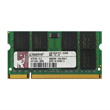 رم لپ تاپ DDR2 کینگستون باحافظه ۲ گیگابایت و فرکانس ۸۰۰ مگاهرتز