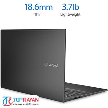 لپ تاپ ایسوس 15.6 اینچ مدل K513EQ Core i7-1165G7 8GB-1TB+256SSD-2GB - 9