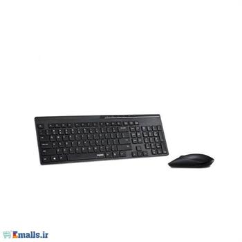 کیبورد و ماوس بی‌سیم رپو مدل X8100 - 3