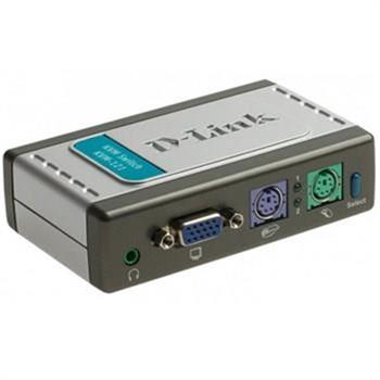 سوییچ 2 پورت KVM همراه با پشتیبانی از صدای دی-لینک مدل KVM-121 - 5