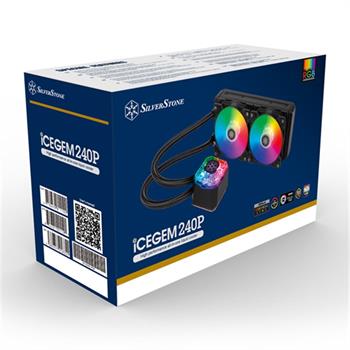خنک کننده پردازنده مایع سیلوراستون SST IG240 ARGB - 7