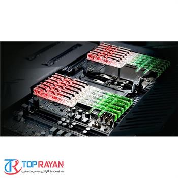 رم کامپیوتر RAM جی اسکیل دو کاناله مدل Trident Z Royal RS DDR4 3600MHz CL18 Dual ظرفیت 64 گیگابایت - 5