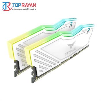 رم دسکتاپ تیم گروپ دو کاناله مدل Delta RGB با فرکانس 3200 مگاهرتز و تایمینگ CL16 با ظرفیت 64 گیگابایت - 4